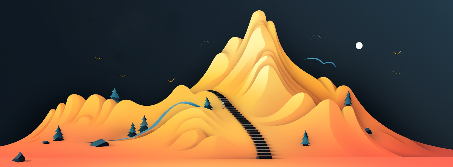 Mountains with Steps